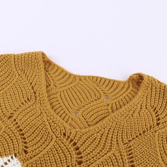 Weave Me In Colorblock Sweater - Picture 4 of 5